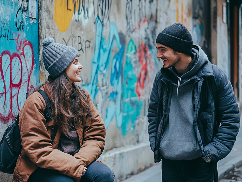 Synchronicité - Personnes qui se retrouvent par hasard dans la rue