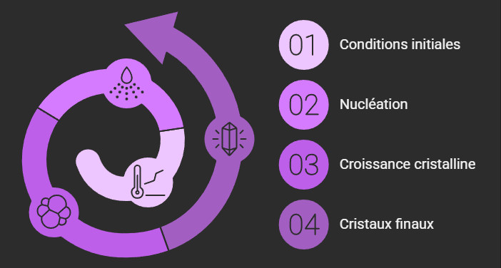 Processus de cristallisation